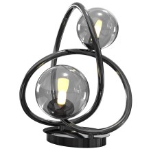 Wofi 8014-205 - Lámpara de mesa LED NANCY 2xG9/3,5W/230V cromo negro