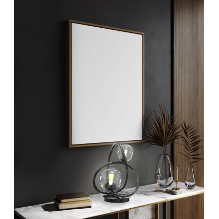 Wofi 8014-205 - Lámpara de mesa LED NANCY 2xG9/3,5W/230V negro/cromo brillante