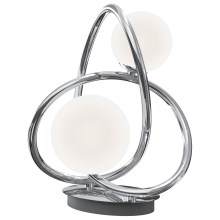 Wofi 8014-207 - Lámpara de mesa LED NANCY 2xG9/3,5W/230V cromo brillante