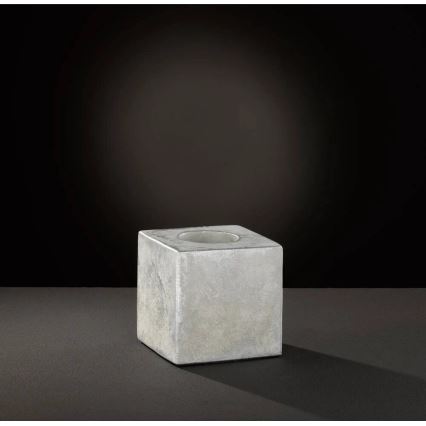 WOFI 8213.01.50.7000 - Lámpara de mesa BROAD 1xE27/10W/230V concreto