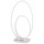 Wofi 8762.01.06.9000 - Lámpara de mesa LED regulable NIA LED/16W/230V blanco