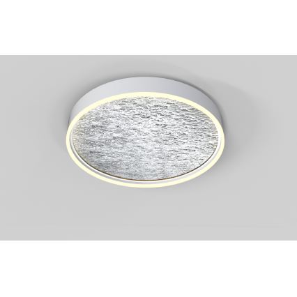 Wofi 9002-103L - Plafón LED regulable BORDEAUX LED/60W/230V plata