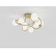 Wofi 9014-801 - Lámpara de techo LED NANCY 8xG9/3,5W/230V dorado/blanco