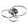 Wofi 9049-405 - Lámpara de techo LED regulable PERPIGNAN LED/51W/230V negro/cromo brillante