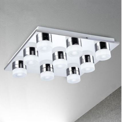 Wofi 9175.09.01.0000 - Plafón LED regulable LOGAN 9xLED/4,2W/230V