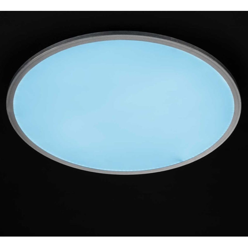 Wofi 9457.01.70.9600 - Plafón LED regulable LINOX LED/34W/230V 3000-6000K + control remoto