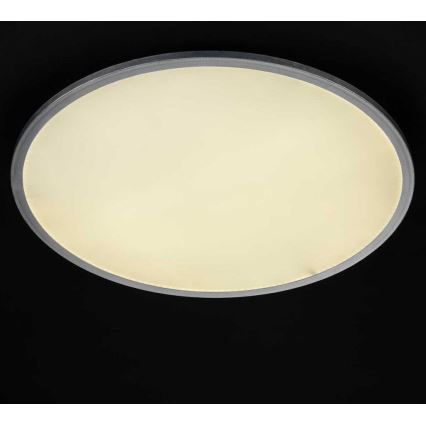 Wofi 9457.01.70.9600 - Plafón LED regulable LINOX LED/34W/230V 3000-6000K + control remoto