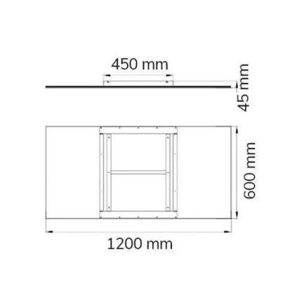 Wofi 9693.01.70.6200 - Plafón LED regulable LIV LED/44W/230V 2800-5500K + control remoto