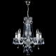 Wranovsky JWZ102052101 - Lámpara de araña colgante de cristal DE LUXE 5xE14/40W/230V