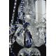 Wranovsky JWZ102052101 - Lámpara de araña colgante de cristal DE LUXE 5xE14/40W/230V