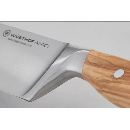 Wüsthof - Cuchillo de cocina AMICI 20 cm madera de olivo