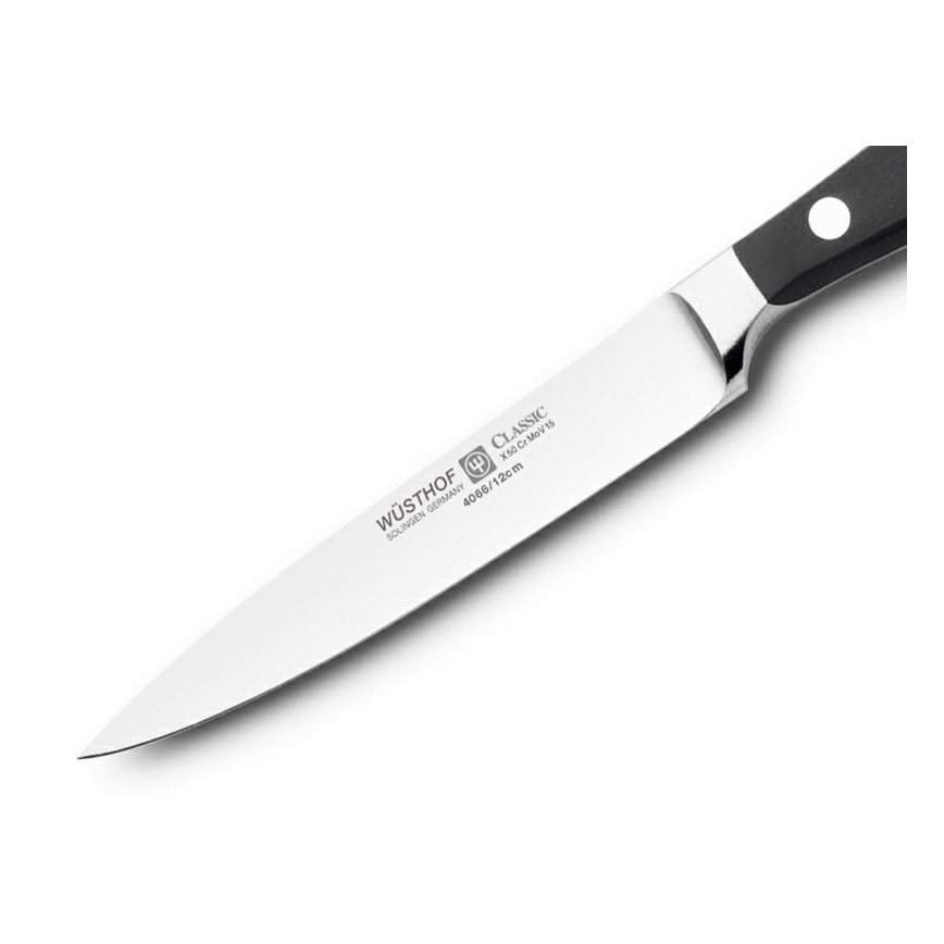 Wüsthof - Cuchillo de cocina CLASSIC 12 cm negro