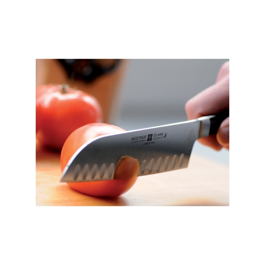 Wüsthof - Cuchillo de cocina japonés CLASSIC 17 cm negro