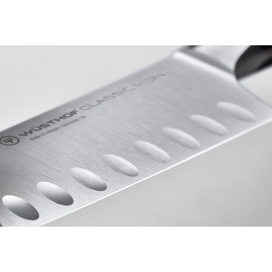 Wüsthof - Cuchillo de cocina japonés CLASSIC IKON 17 cm negro