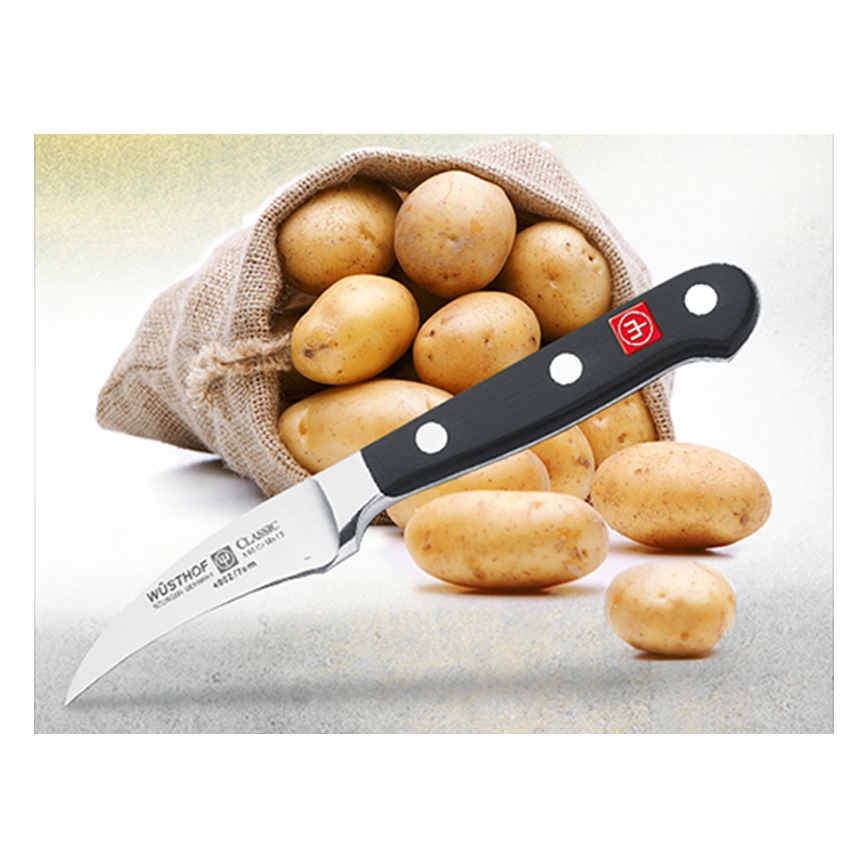Wüsthof - Cuchillo de cocina para pelar CLASSIC 7 cm negro