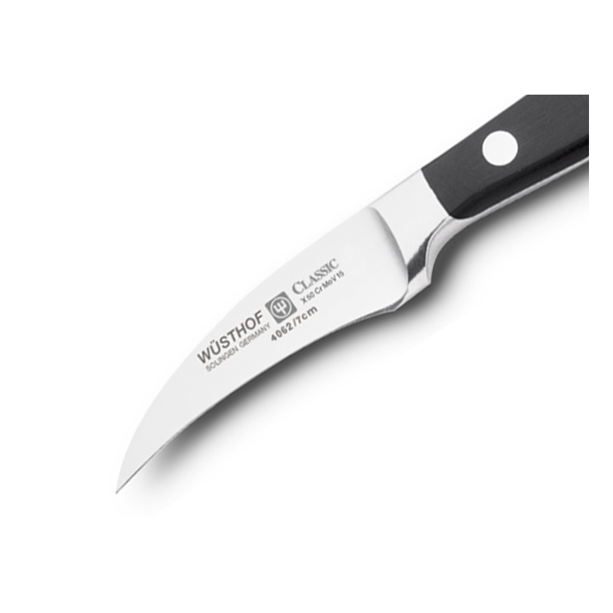 Wüsthof - Cuchillo de cocina para pelar CLASSIC 7 cm negro