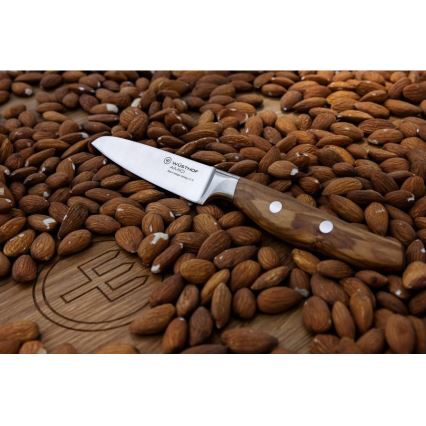 Wüsthof - Cuchillo de cocina para verduras AMICI 9 cm madera de olivo