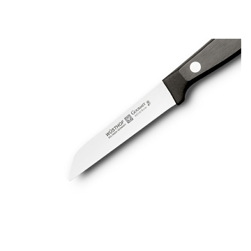 Wüsthof - Cuchillo de cocina para verduras GOURMET 8 cm negro
