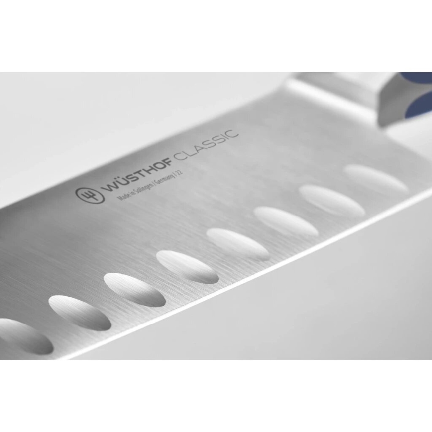 Wüsthof - Cuchillo de cocina santoku CLASSIC COLOUR 17 cm azul