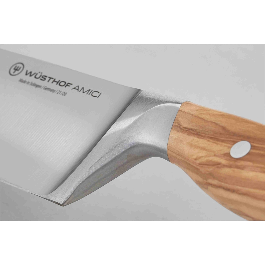 Wüsthof - Cuchillo de cocinero AMICI 16 cm madera de olivo