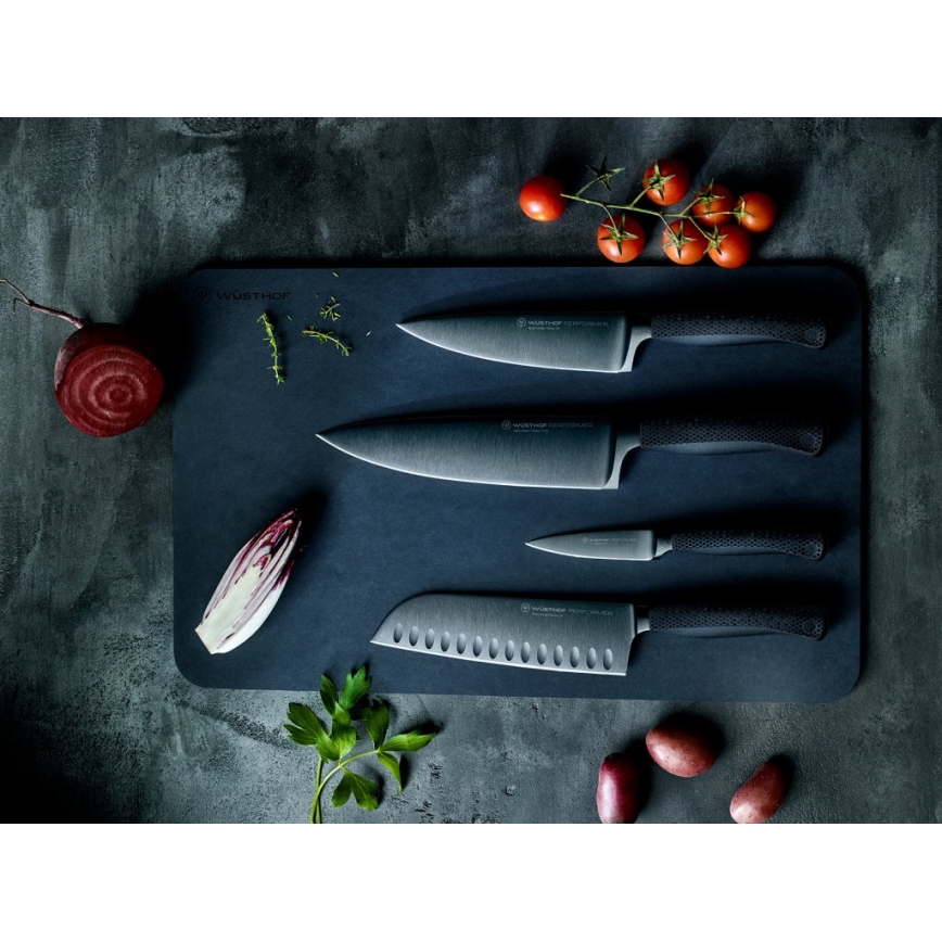 Wüsthof - Cuchillo de cocinero PERFORMER 16 cm negro
