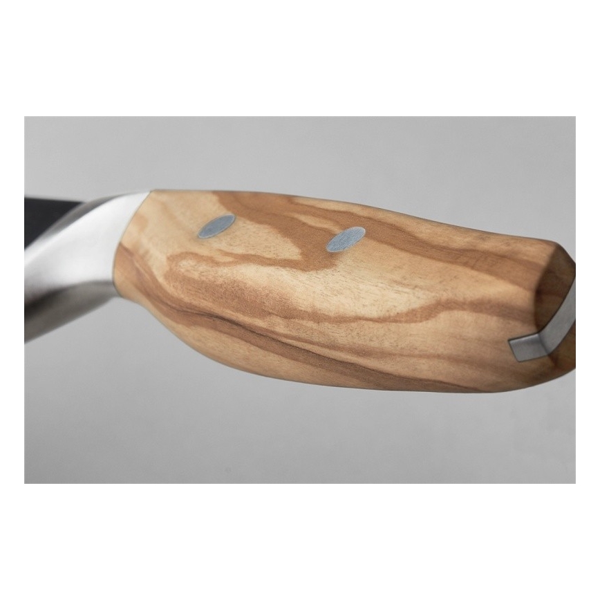 Wüsthof - Cuchillo de pan AMICI 23 cm madera de olivo