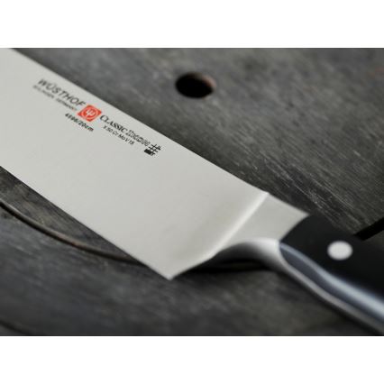 Wüsthof - Juego de cuchillos de cocina en soporte CLASSIC IKON 7 pz ceniza/negro