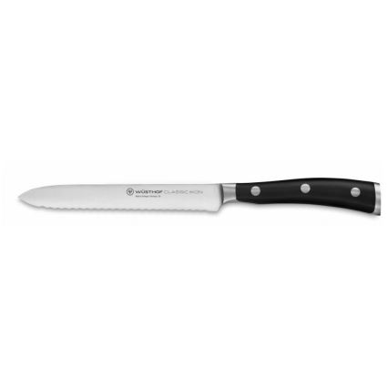 Wüsthof - Juego de cuchillos de cocina en soporte CLASSIC IKON 7 pz ceniza/negro