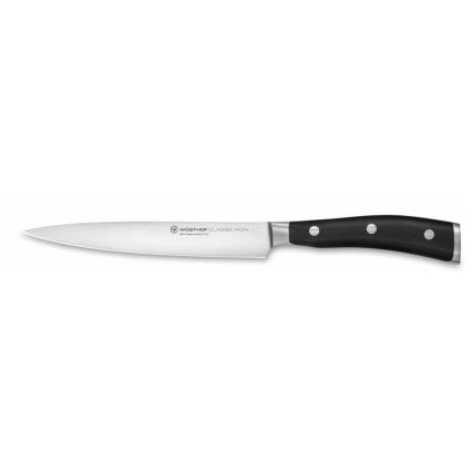 Wüsthof - Juego de cuchillos de cocina en soporte CLASSIC IKON 7 pz ceniza/negro