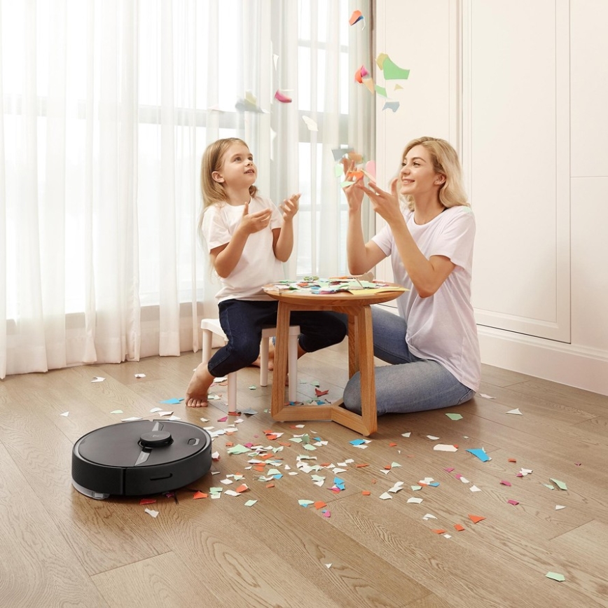 Xiaomi - Aspirador robótico inteligente ROBOROCK S6 Pure 58W Wi-Fi negro