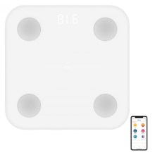 Xiaomi - Báscula de diagnóstico personal con Bluetooth 4xAAA