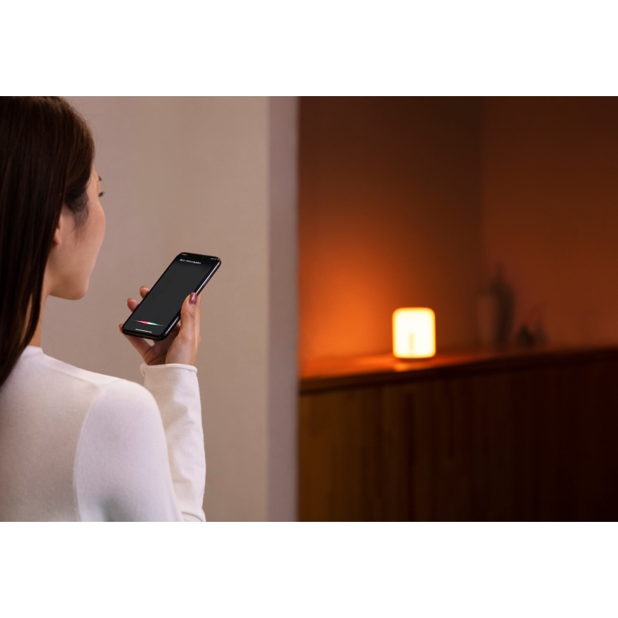 Xiaomi - Lámpara de mesa LED RGB Regulable BEDSIDE LED/9W/12-230V Wi-Fi/BT