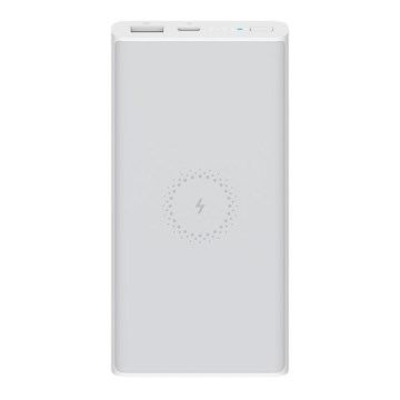 Xiaomi - Power Bank con cargador inalámbrico 10000 mAh blanco