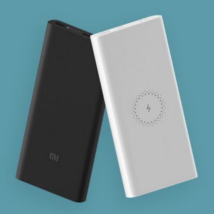 Xiaomi - Power Bank con cargador inalámbrico 10000 mAh blanco