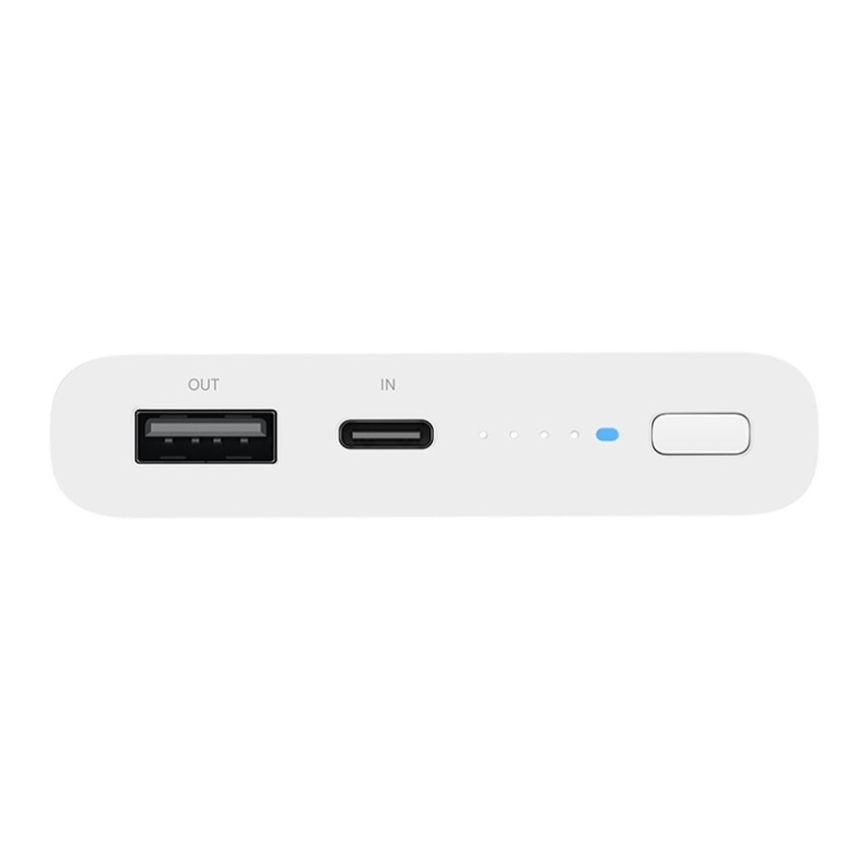 Xiaomi - Power Bank con cargador inalámbrico 10000 mAh blanco