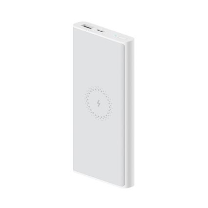 Xiaomi - Power Bank con cargador inalámbrico 10000 mAh blanco