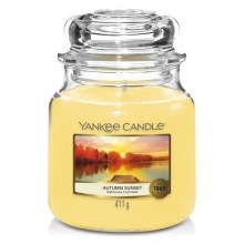 Yankee Candle - Vela perfumada AUTUMN SUNSET mediana 411g 65-75 horas