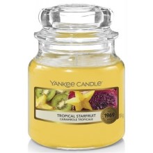 Yankee Candle - Vela perfumada TROPICAL STARFRUIT pequeño 104g 20-30 horas