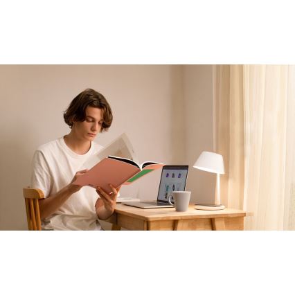 Yeelight - Lámpara de mesa LED regulable con carga inalámbrica Staria Bedside Lamp Pro LED/20W/230V Wi-Fi