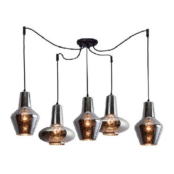Zambelis 17150 - Lámpara colgante 5xE27/40W/230V araña