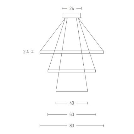 Zambelis 180031-D - Lámpara de araña LED regulable LED/135W/230V cobre