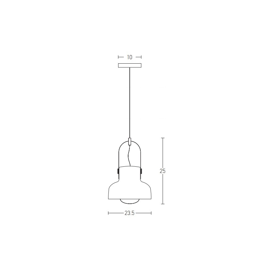 Zambelis 18190 - Lámpara colgante 1xE27/40W/230V