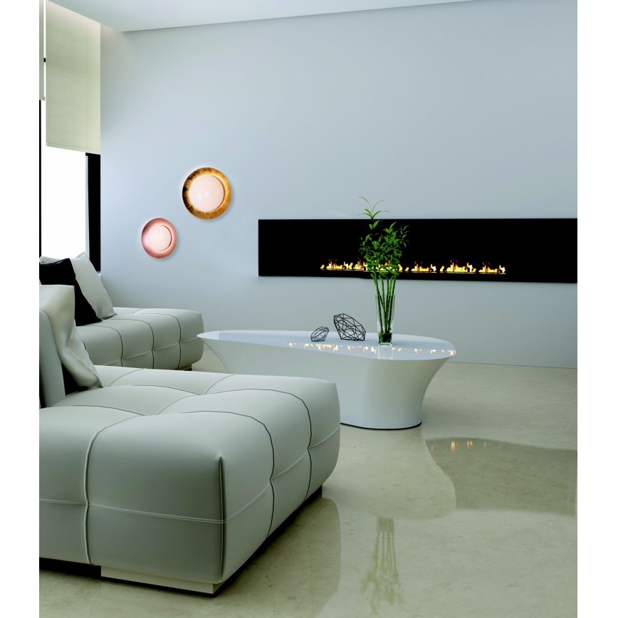 Zambelis 1959 - Plafón LED LED/28W/230V diá. 50 cm cobre