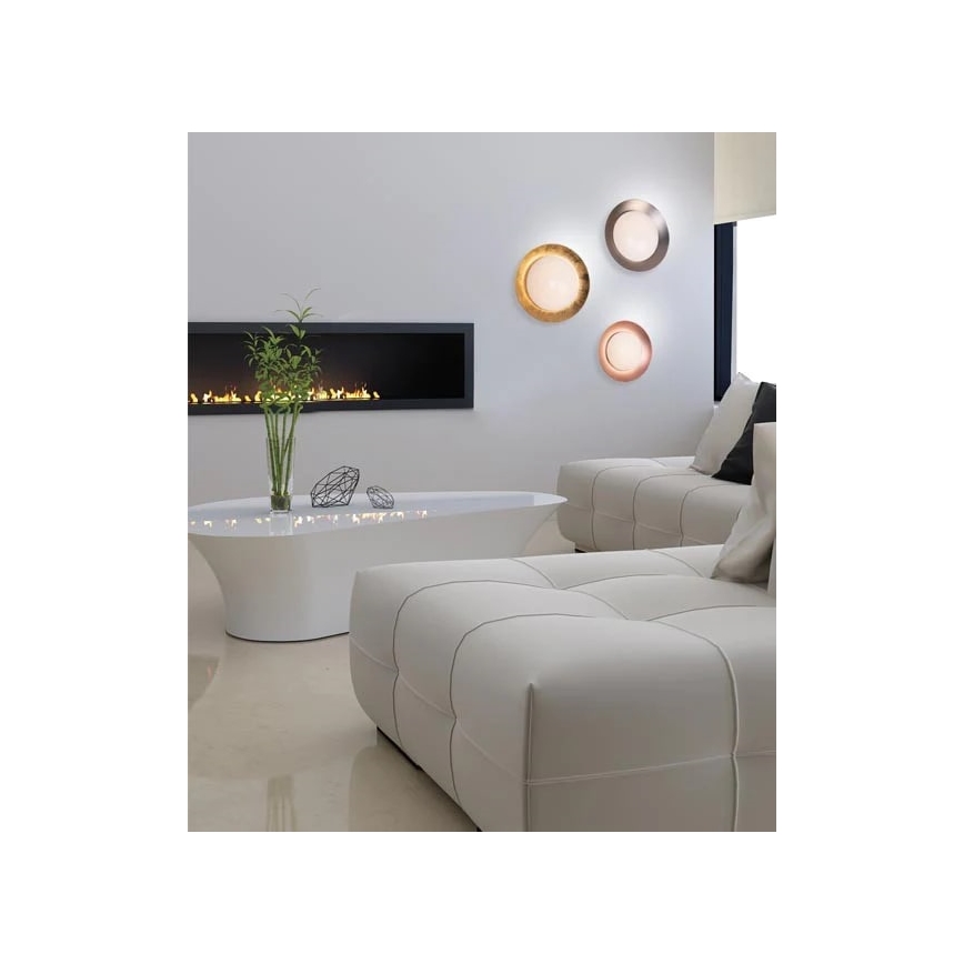 Zambelis 1959 - Plafón LED LED/28W/230V diá. 50 cm cobre