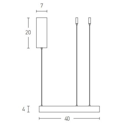 Zambelis 2005 - Lámpara de araña LED regulable en una cadena LED/25W/230V dorado