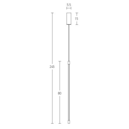 Zambelis 20122 - Lámpara LED colgante LED/12W/230V dorado