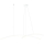 Zambelis 20129 - Lámpara de araña LED regulable LED/48W/230V blanco