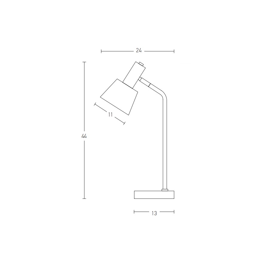 Zambelis 20221 - Lámpara de mesa 1xE14/25W/230V blanco