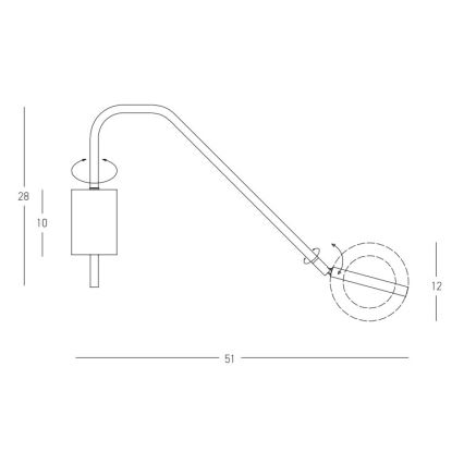 Zambelis 22043 - Aplique LED regulable LED/7W/230V blanco