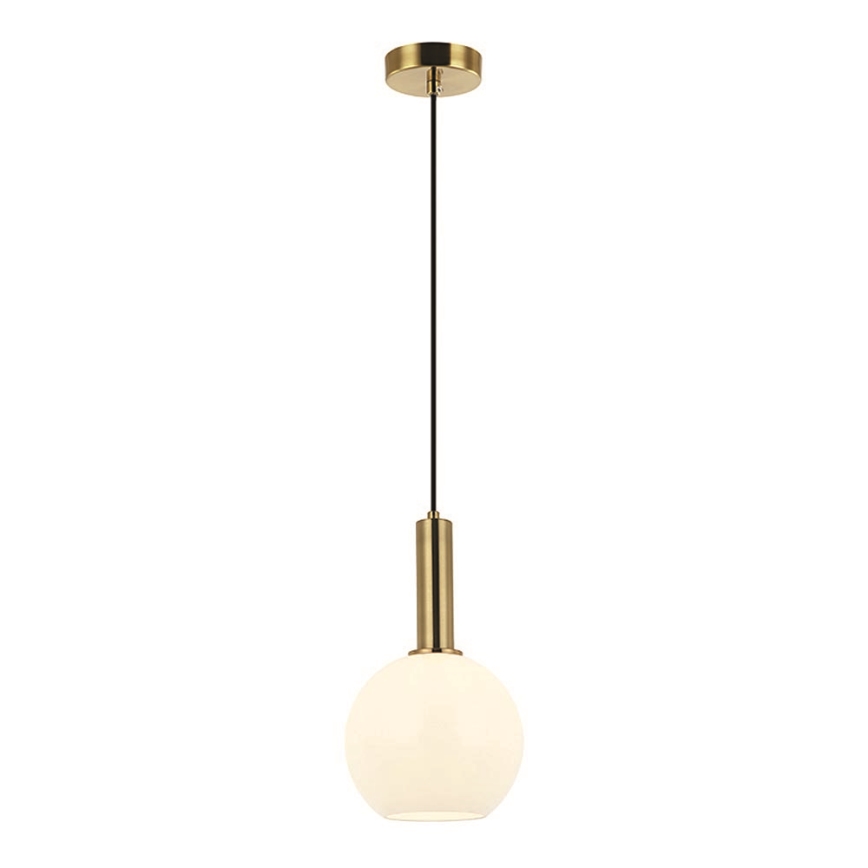 Zambelis 22071 - Lámpara colgante 1xE27/40W/230V diá. 20 cm dorado